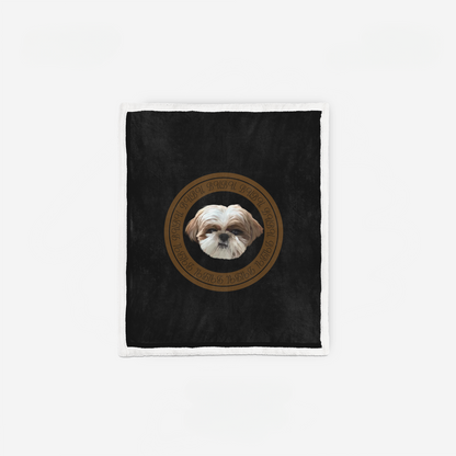 Custom Blanket with Pet Portrait