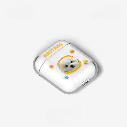 Custom AirPods Case with Pet Portrait